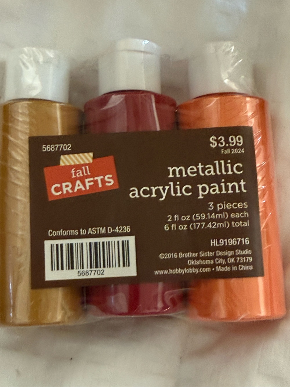 3 Piece Fall Craft Set - Picture 2 of 6